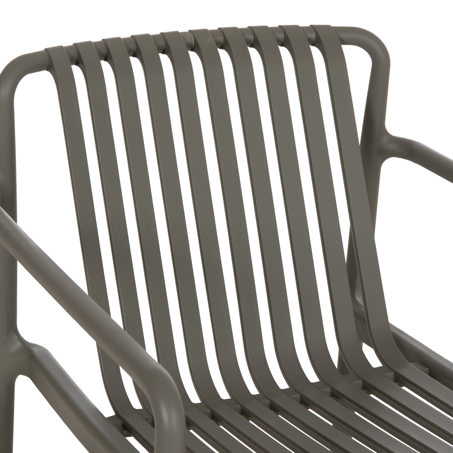 OUTDOOR LOUNGE ARMCHAIR MALEN HM6626.05 OLIVE GREEN POLYPROPYLENE 67x75x75Hcm
