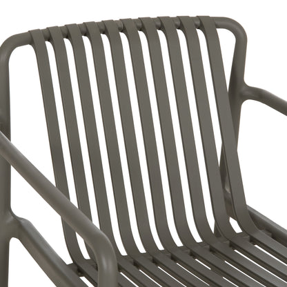 OUTDOOR LOUNGE ARMCHAIR MALEN HM6626.05 OLIVE GREEN POLYPROPYLENE 67x75x75Hcm