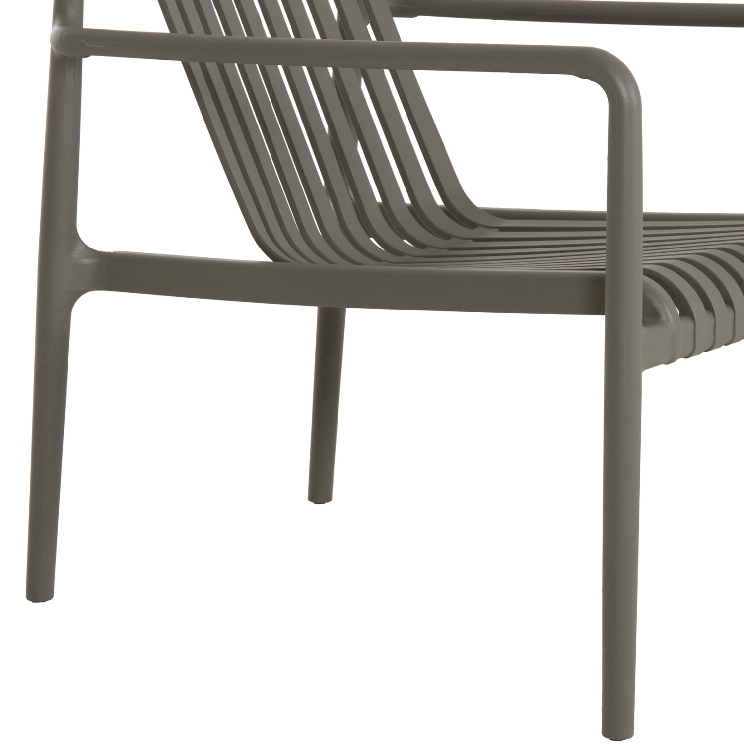 OUTDOOR LOUNGE ARMCHAIR MALEN HM6626.05 OLIVE GREEN POLYPROPYLENE 67x75x75Hcm