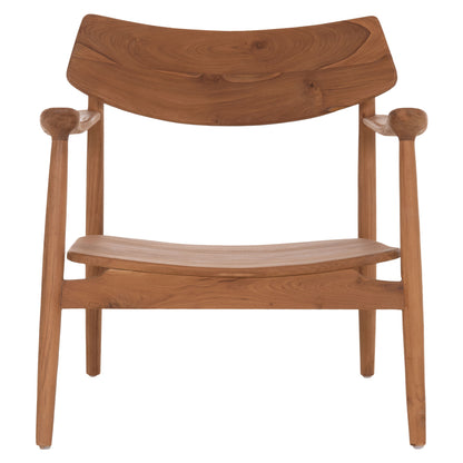 LOUNGE ARMCHAIR RANGER HM18255.01 TEAK WOOD IN NATURAL 70x73x73Hcm.