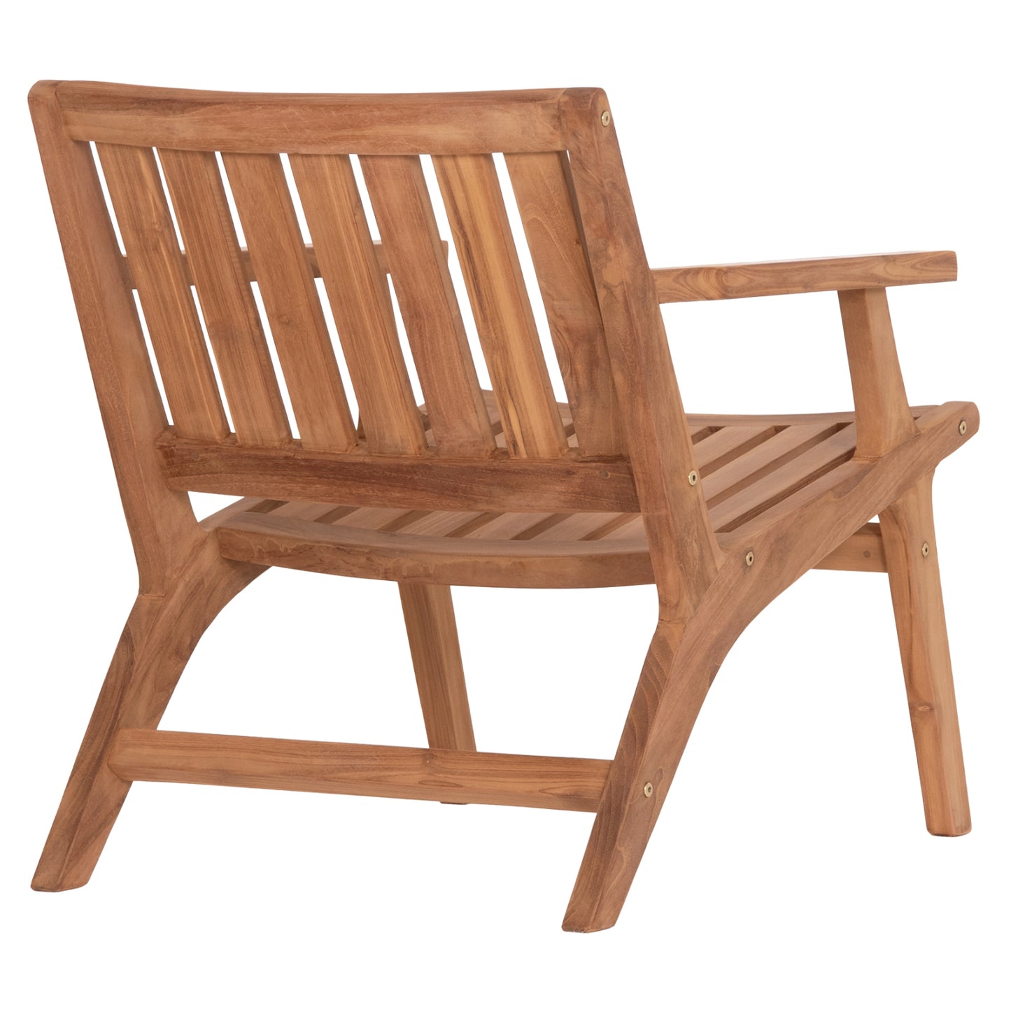 LOUNGE ARMCHAIR ARANIA HM6617 TEAK WOOD IN NATURAL 59x65x69Hcm.
