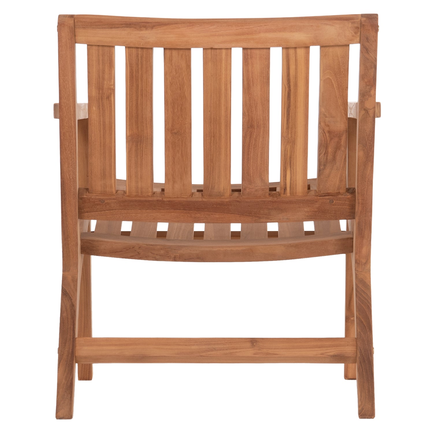 LOUNGE ARMCHAIR ARANIA HM6617 TEAK WOOD IN NATURAL 59x65x69Hcm.