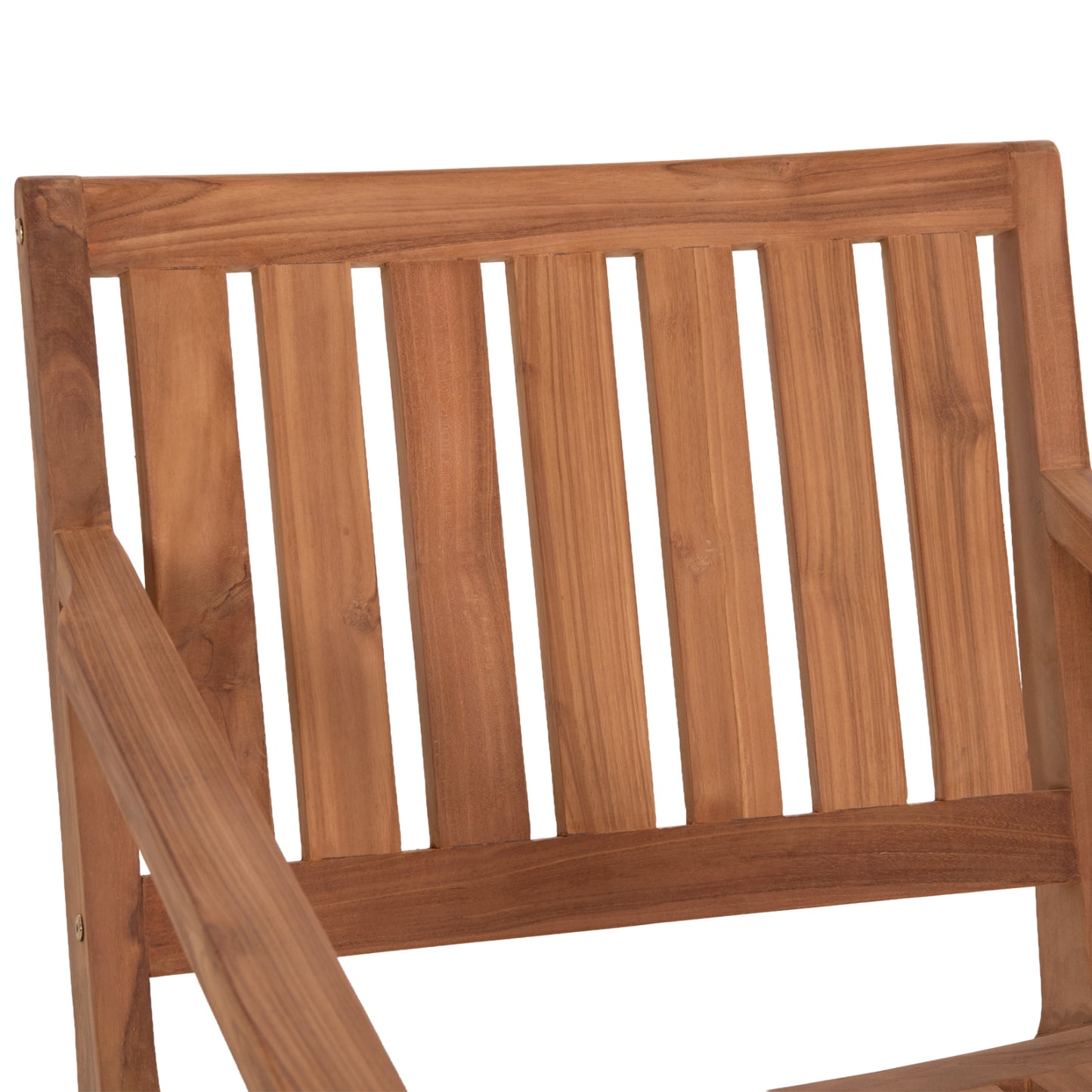 LOUNGE ARMCHAIR ARANIA HM6617 TEAK WOOD IN NATURAL 59x65x69Hcm.