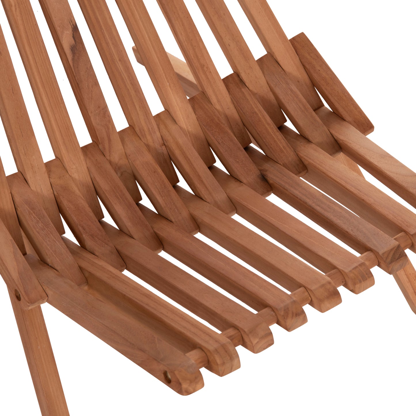 LOUNGE CHAIR FOLDABLE SHIGAO HM18112 TEAK WOOD--NATURAL COLOR 61x88.5x89Hcm.
