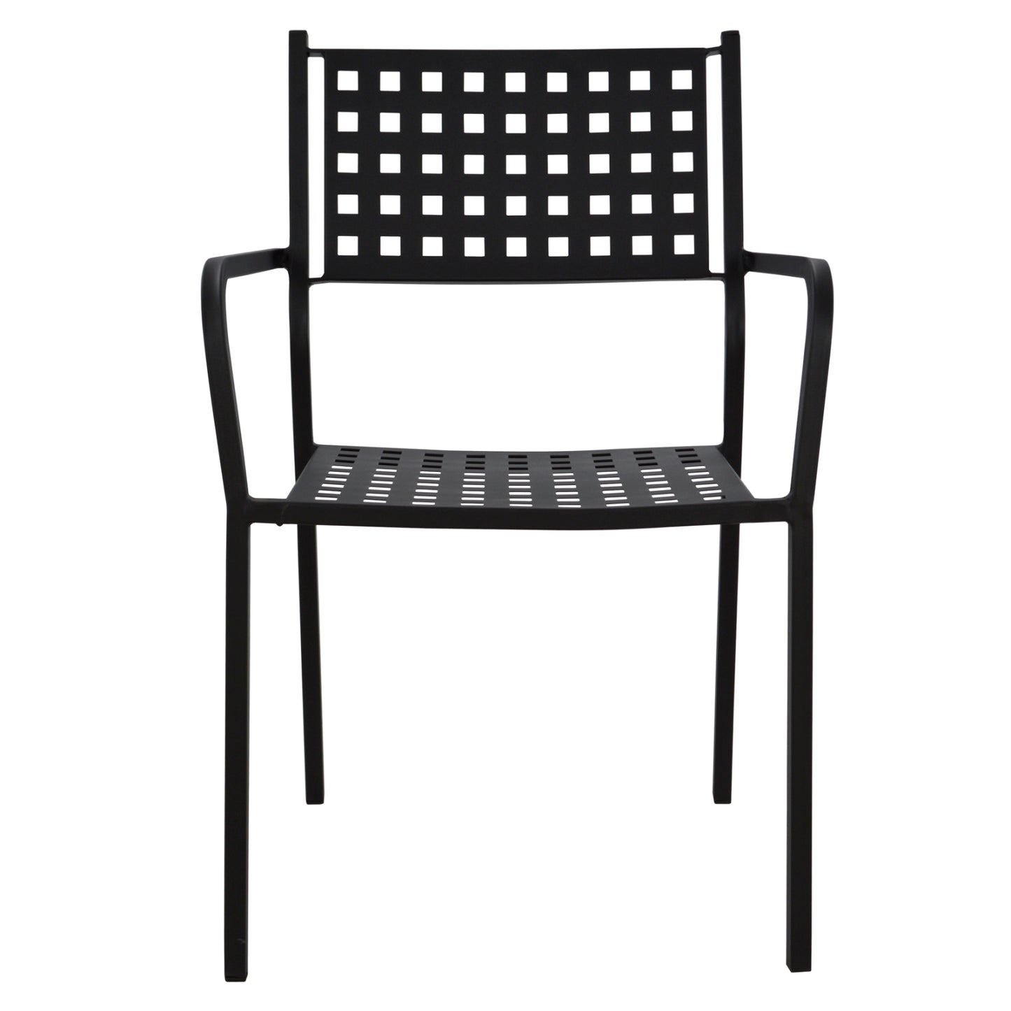 Armchair Metallic HM5031.01 Zeta in black matte 54x51x84Hcm