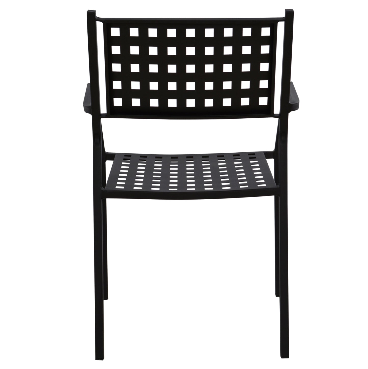 Armchair Metallic HM5031.01 Zeta in black matte 54x51x84Hcm