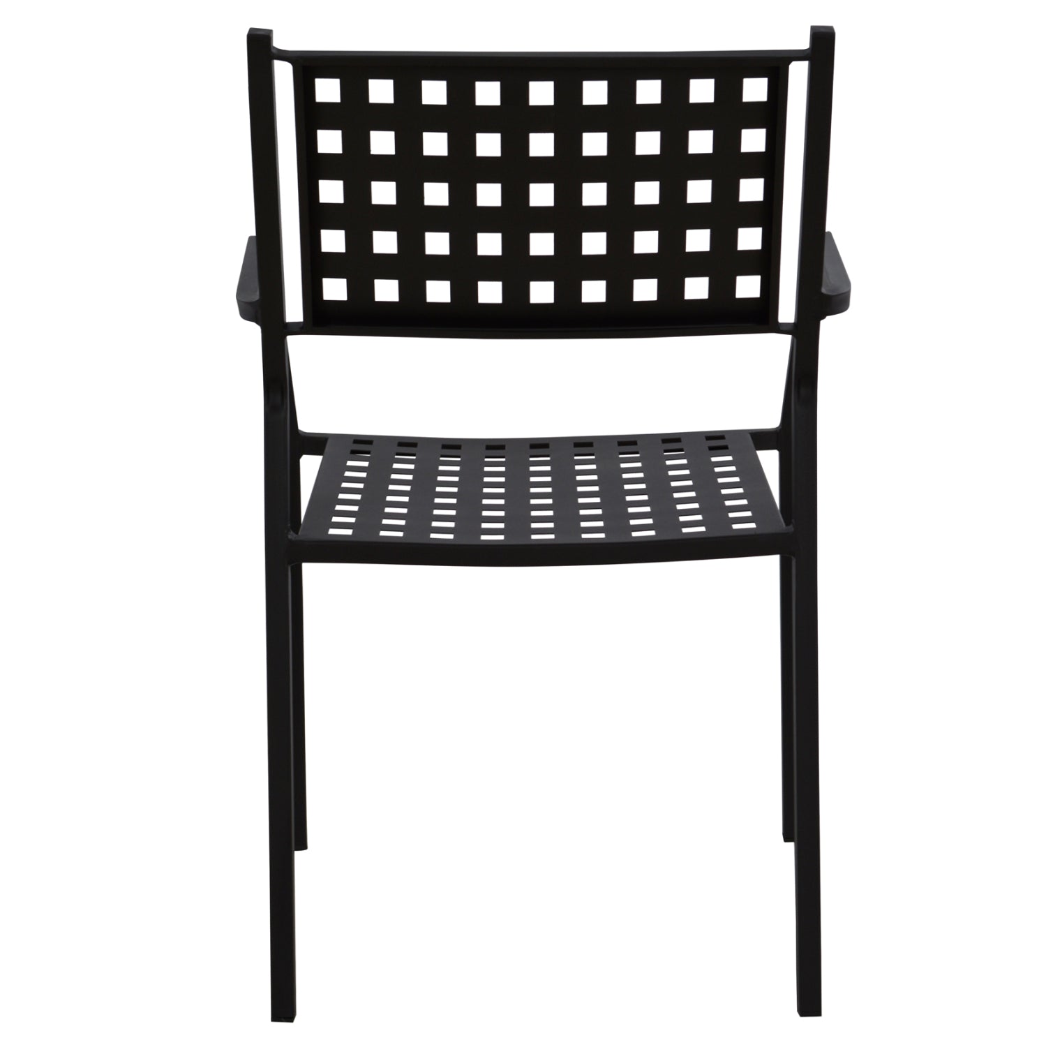 Armchair Metallic HM5031.01 Zeta in black matte 54x51x84Hcm