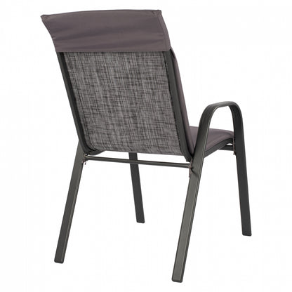 Armchair Leon Metallic grey withgrey pillow HM10573.01 54x70x93 cm.