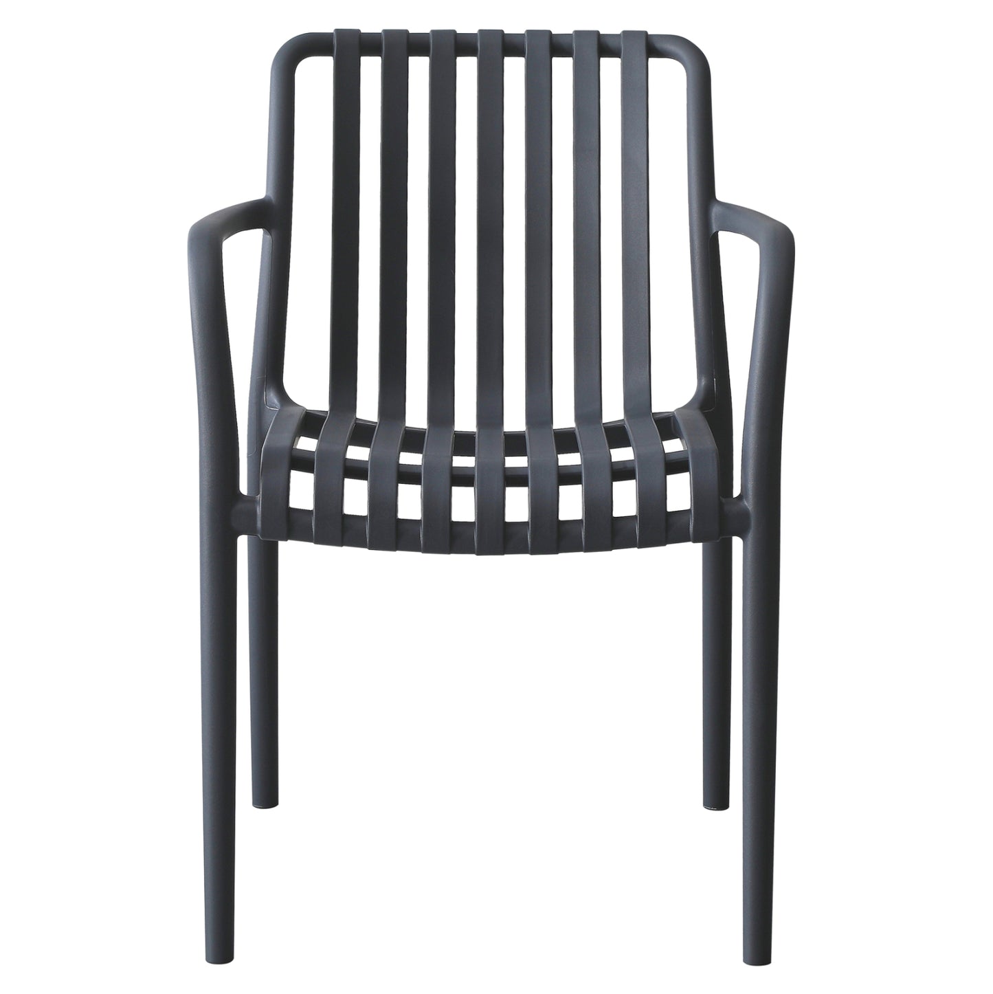 POLYPROPYLENE ARMCHAIR TIPPY HM5940.10 DARK GREY 55x55x81Hcm.