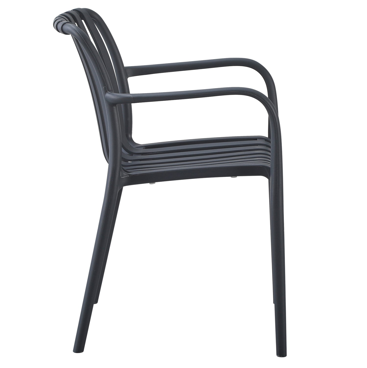 POLYPROPYLENE ARMCHAIR TIPPY HM5940.10 DARK GREY 55x55x81Hcm.