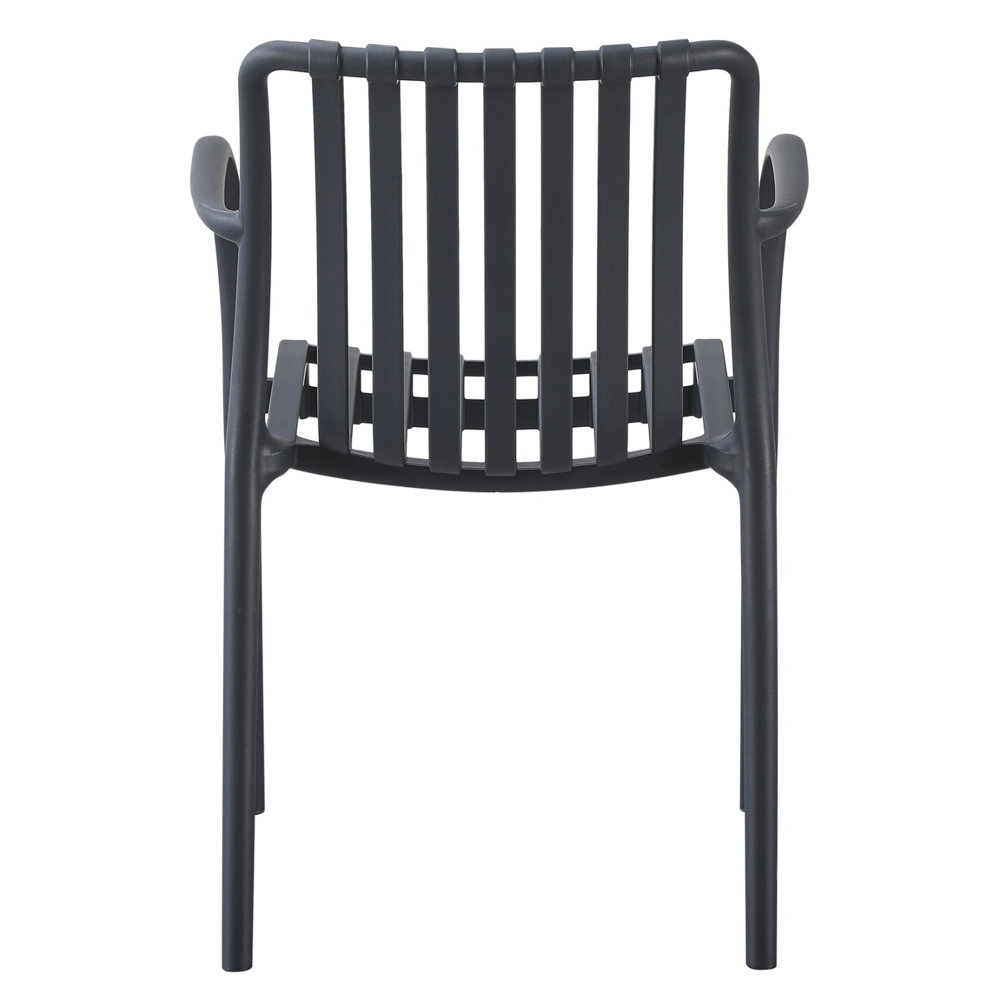 POLYPROPYLENE ARMCHAIR TIPPY HM5940.10 DARK GREY 55x55x81Hcm.