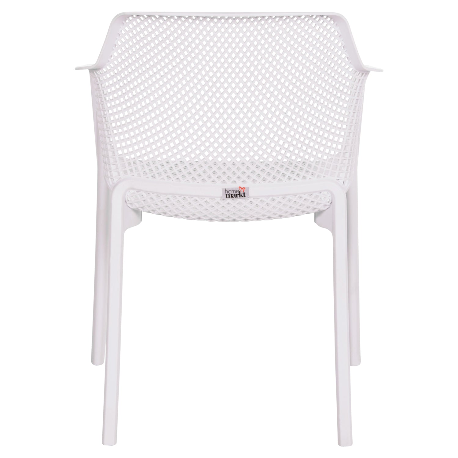 ARMCHAIR POLYPROPYLENE JOHN HM6103.01 WHITE 59x58x79.5Hcm.