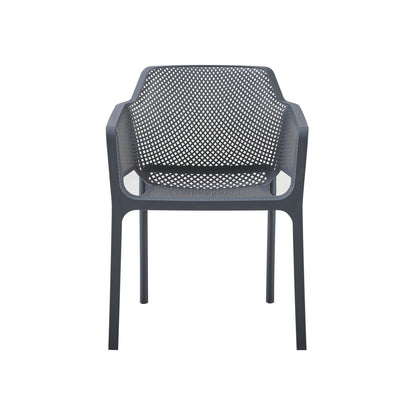 ARMCHAIR POLYPROPYLENE JOHN HM6103.03 GREY 59x58x79.5Hcm.