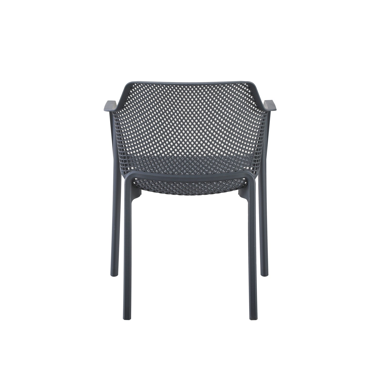 ARMCHAIR POLYPROPYLENE JOHN HM6103.03 GREY 59x58x79.5Hcm.