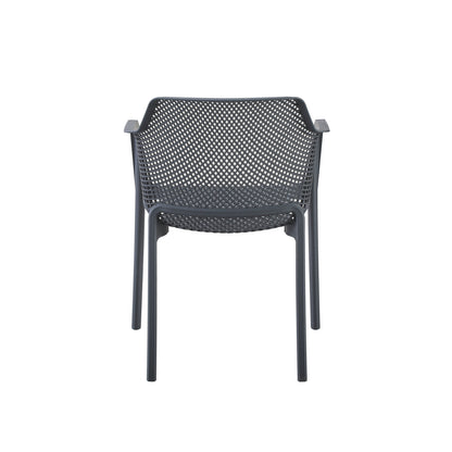 ARMCHAIR POLYPROPYLENE JOHN HM6103.03 GREY 59x58x79.5Hcm.