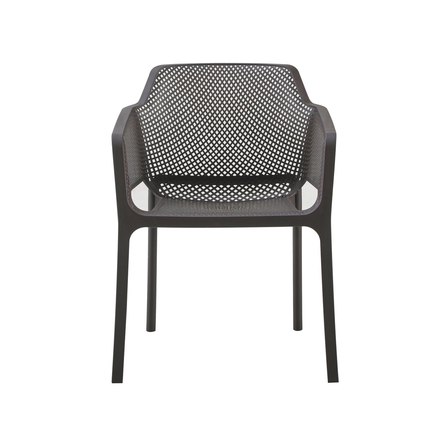 ARMCHAIR POLYPROPYLENE JOHN HM6103.09 BROWN 59x58x79.5Hcm.