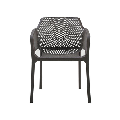 ARMCHAIR POLYPROPYLENE JOHN HM6103.09 BROWN 59x58x79.5Hcm.