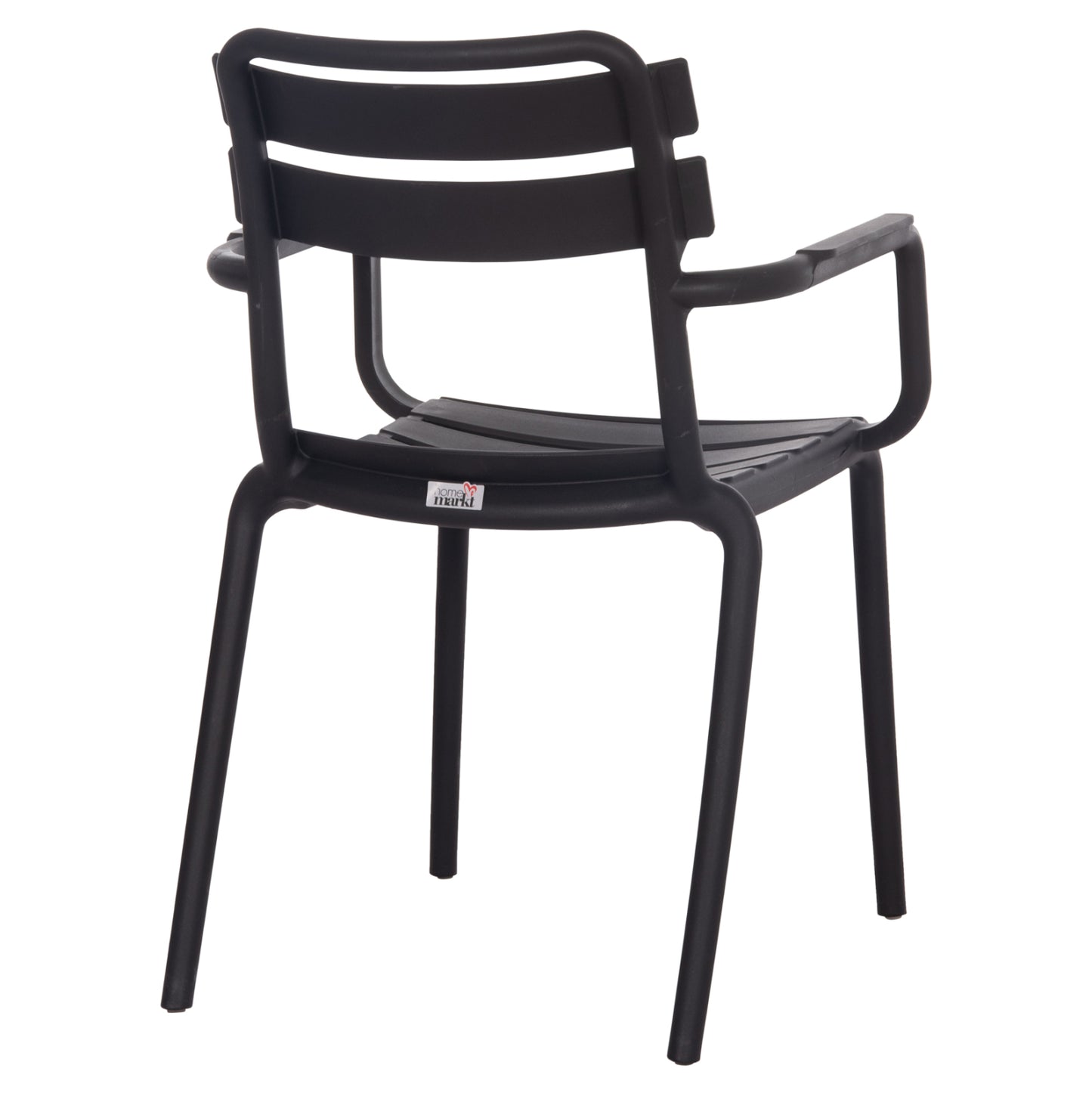 POLYPROPYLENE ARMCHAIR PHILLY HM6123.02 BLACK 58.5x49x83.5Hcm.