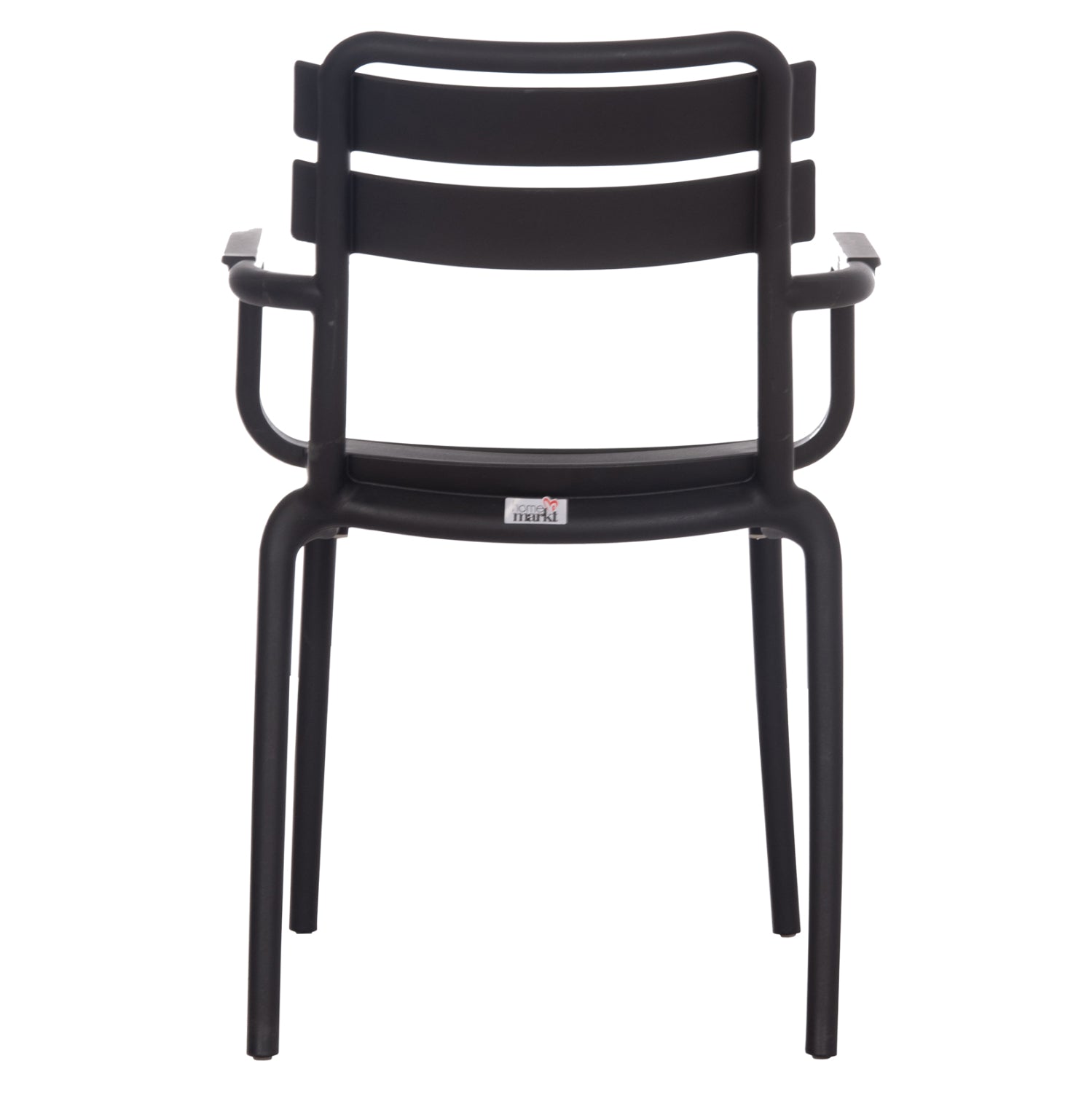 POLYPROPYLENE ARMCHAIR PHILLY HM6123.02 BLACK 58.5x49x83.5Hcm.