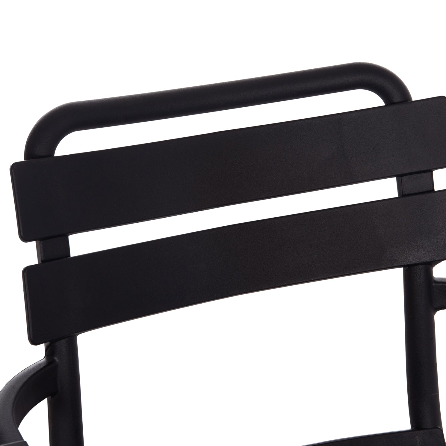 POLYPROPYLENE ARMCHAIR PHILLY HM6123.02 BLACK 58.5x49x83.5Hcm.