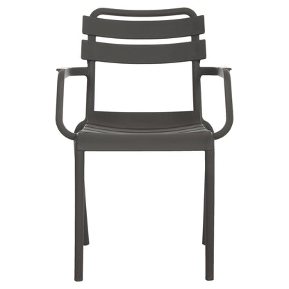 POLYPROPYLENE ARMCHAIR PHILLY HM6123.04 OLIVE GREEN 58.5x49x83.5Hcm.