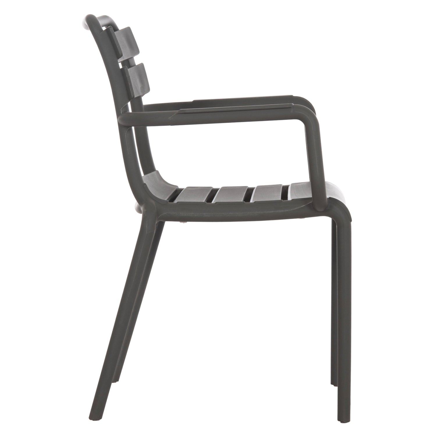 POLYPROPYLENE ARMCHAIR PHILLY HM6123.04 OLIVE GREEN 58.5x49x83.5Hcm.