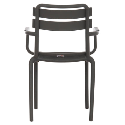 POLYPROPYLENE ARMCHAIR PHILLY HM6123.04 OLIVE GREEN 58.5x49x83.5Hcm.