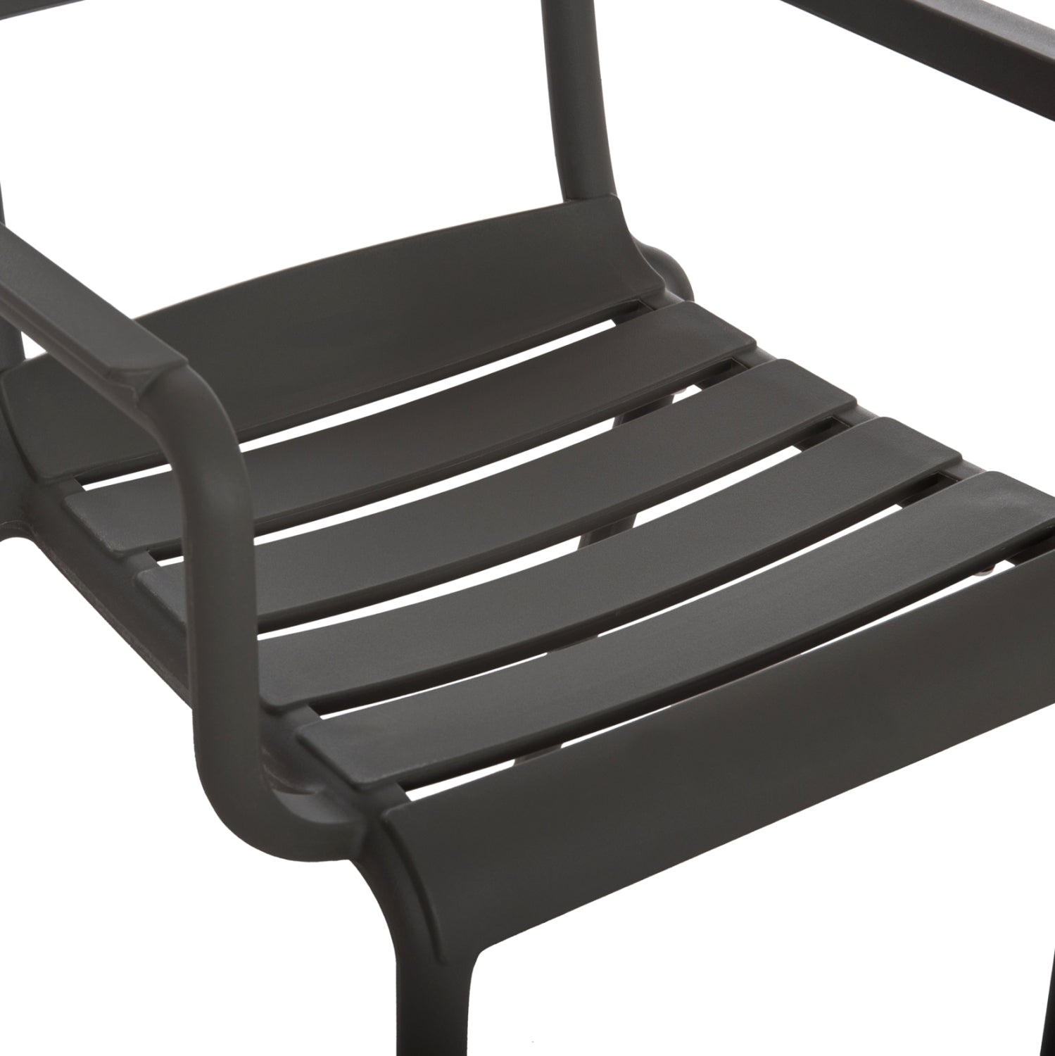 POLYPROPYLENE ARMCHAIR PHILLY HM6123.04 OLIVE GREEN 58.5x49x83.5Hcm.