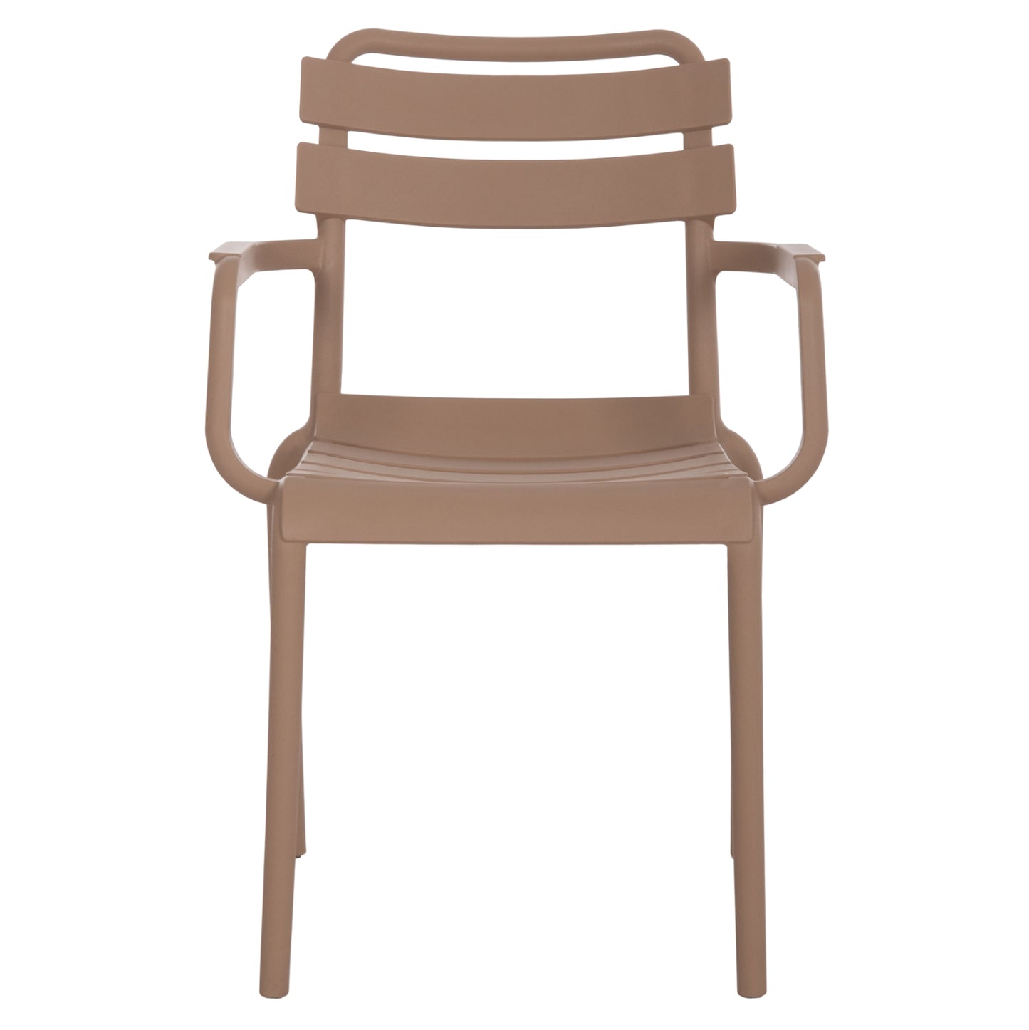 POLYPROPYLENE ARMCHAIR PHILLY HM6123.06 BEIGE 58.5x49x83.5Hcm.