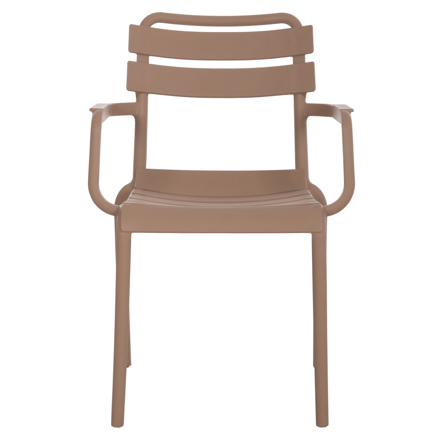 POLYPROPYLENE ARMCHAIR PHILLY HM6123.06 BEIGE 58.5x49x83.5Hcm.
