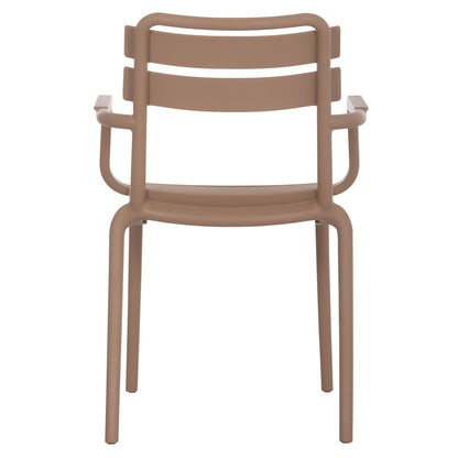 POLYPROPYLENE ARMCHAIR PHILLY HM6123.06 BEIGE 58.5x49x83.5Hcm.