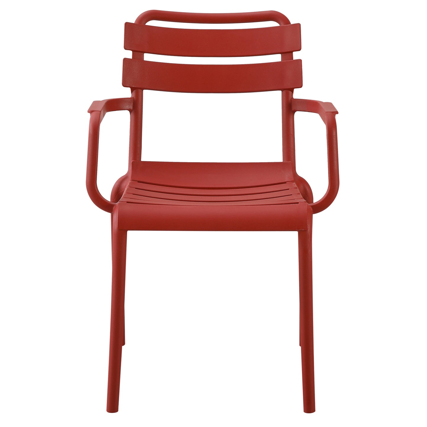 POLYPROPYLENE ARMCHAIR PHILLY HM6123.07 RED 58.5x49x83.5Hcm.
