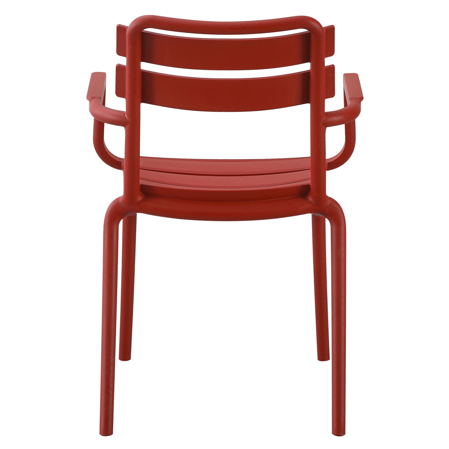 POLYPROPYLENE ARMCHAIR PHILLY HM6123.07 RED 58.5x49x83.5Hcm.