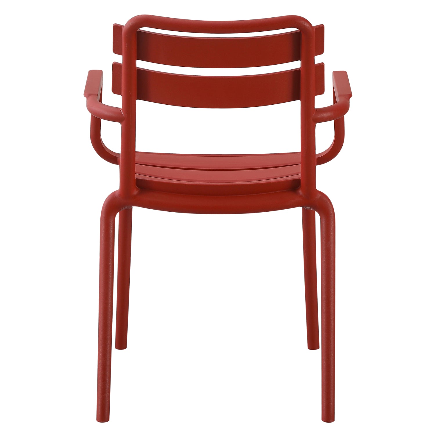 POLYPROPYLENE ARMCHAIR PHILLY HM6123.07 RED 58.5x49x83.5Hcm.