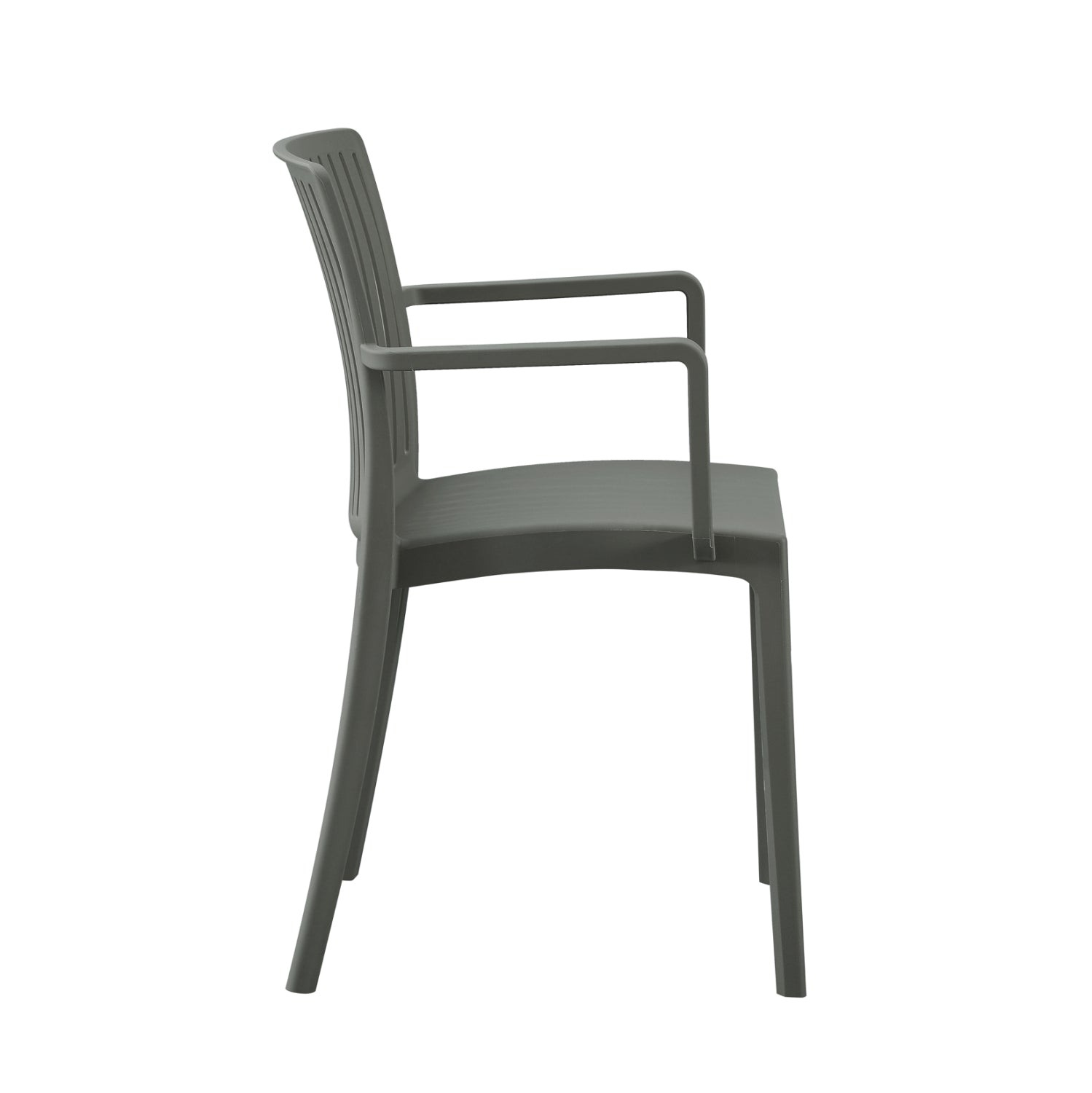 POLYPROPYLENE ARMCHAIR IDA HM6127.04 DARK OLIVE 53x50x82Hcm.