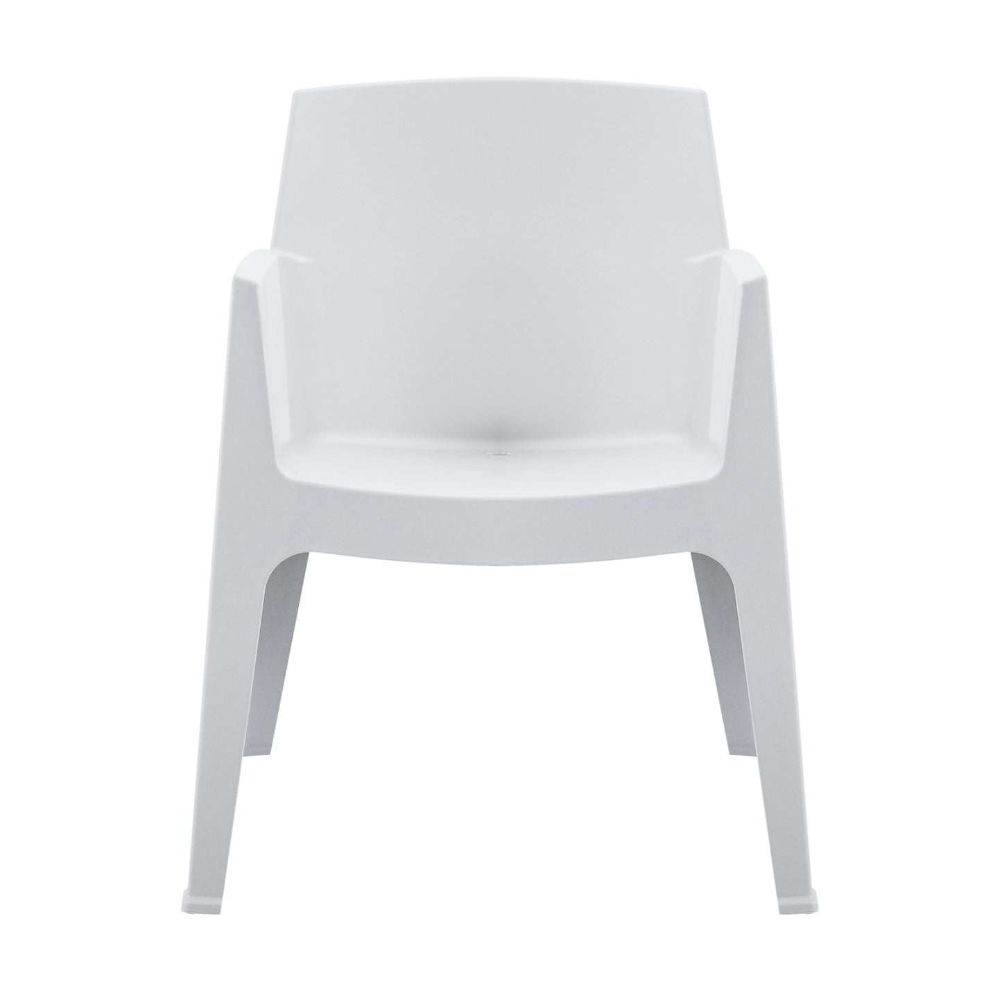 POLYPROPYLENE ARMCHAIR SLEEK HM6370.01 WHITE 68x63x82.5Hcm.