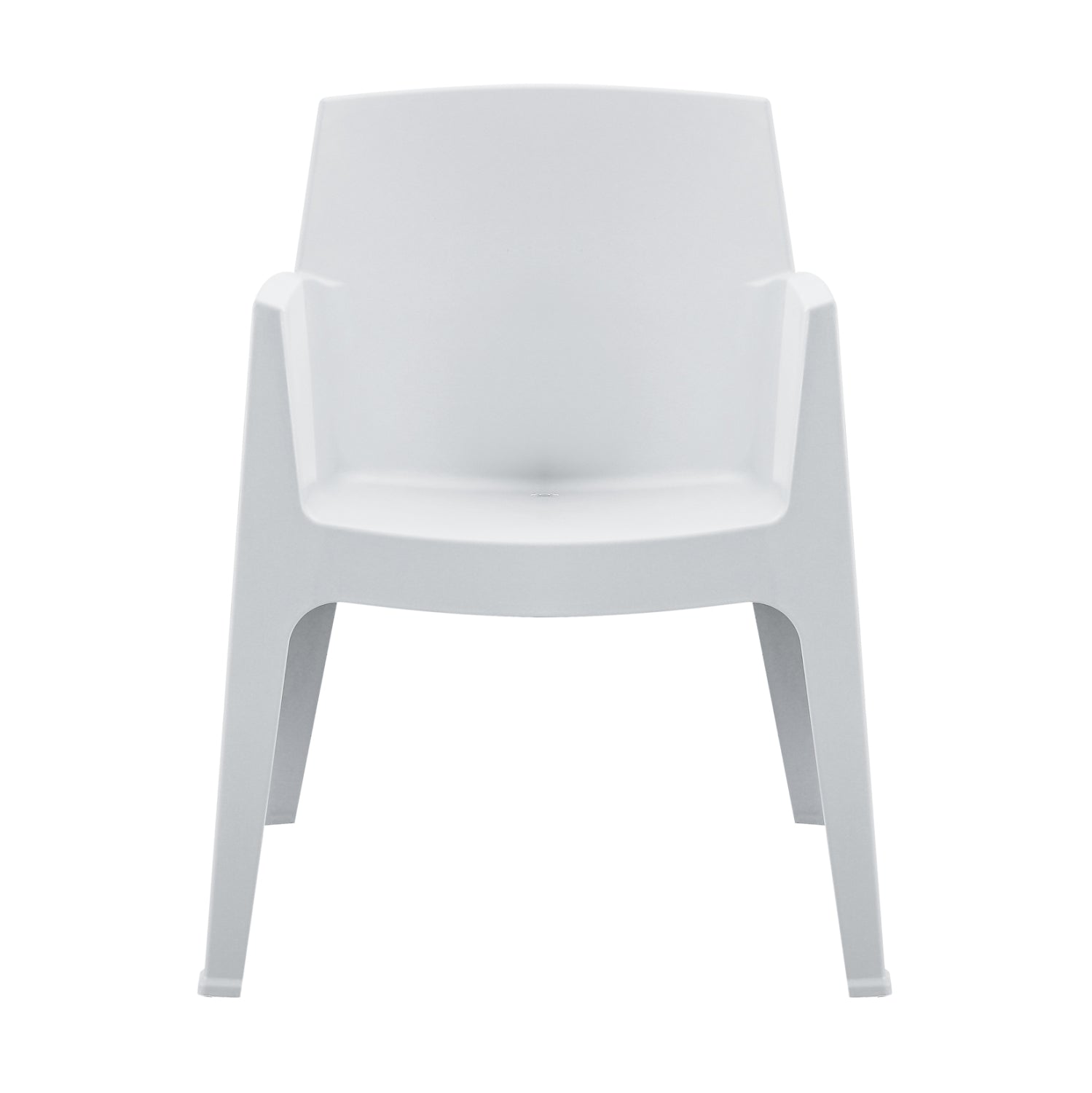 POLYPROPYLENE ARMCHAIR SLEEK HM6370.01 WHITE 68x63x82.5Hcm.