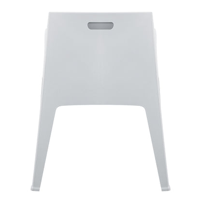 POLYPROPYLENE ARMCHAIR SLEEK HM6370.01 WHITE 68x63x82.5Hcm.