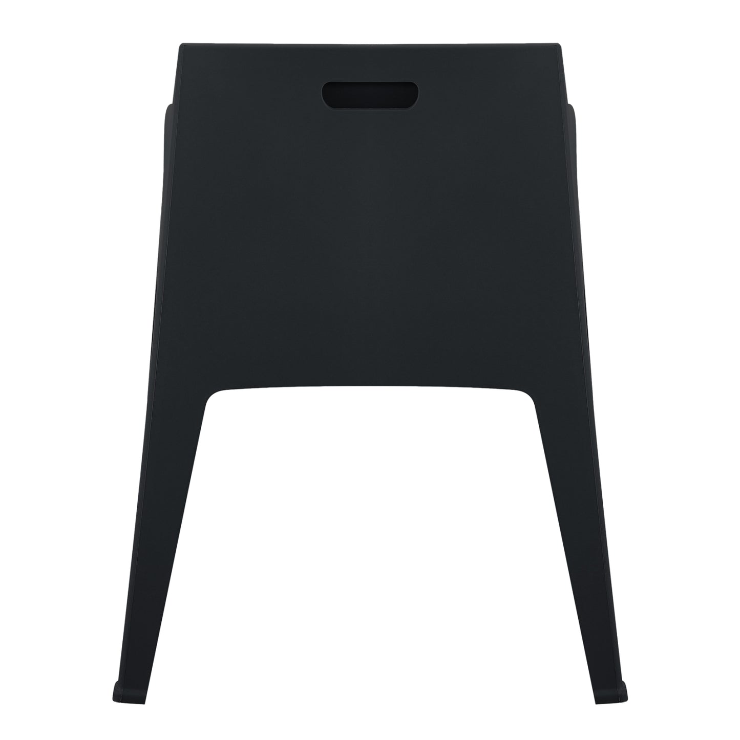 POLYPROPYLENE ARMCHAIR SLEEK HM6370.02 BLACK 68x63x82.5Hcm.