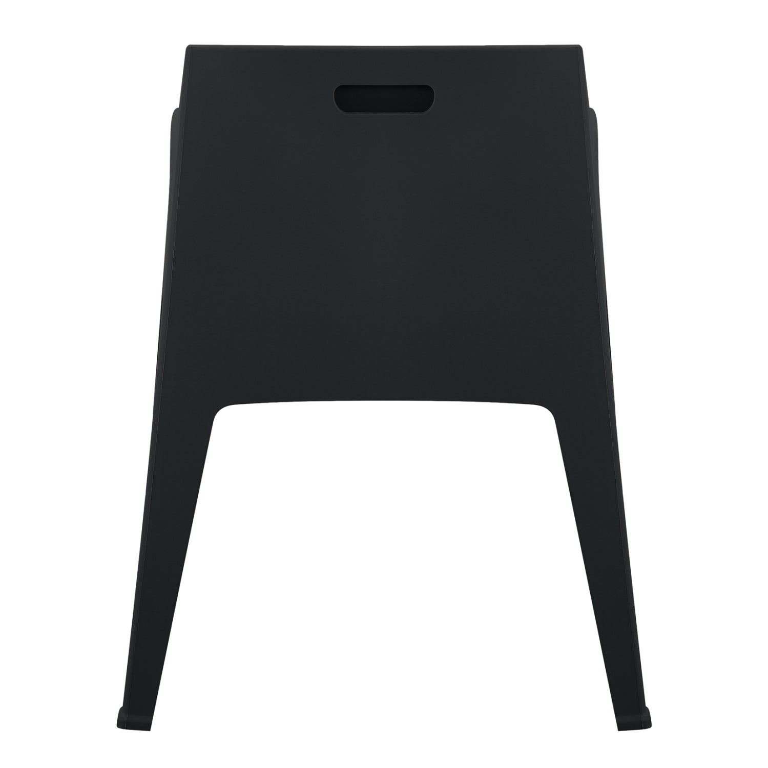POLYPROPYLENE ARMCHAIR SLEEK HM6370.02 BLACK 68x63x82.5Hcm.
