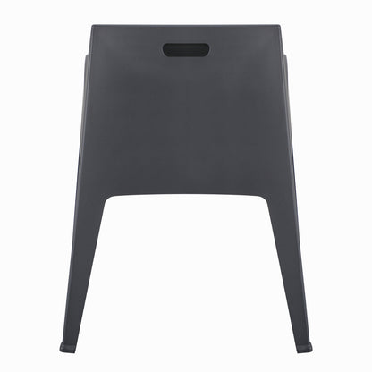 POLYPROPYLENE ARMCHAIR SLEEK HM6370.10 GREY 68x63x82.5Hcm.