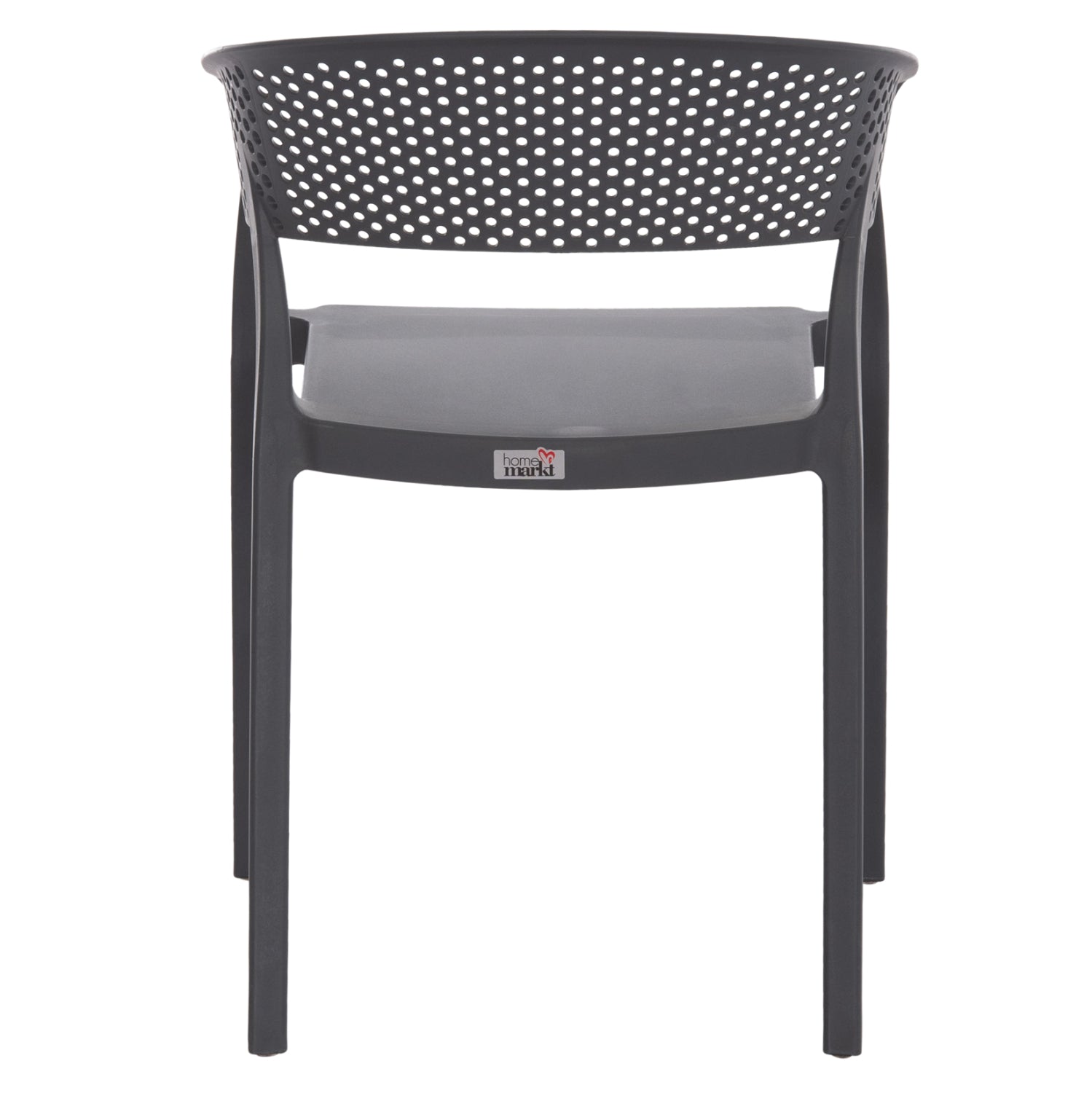 ARMCHAIR POLYPROPYLENE PERFOE HM5941.10 IN GREY 56x50x73Hcm.