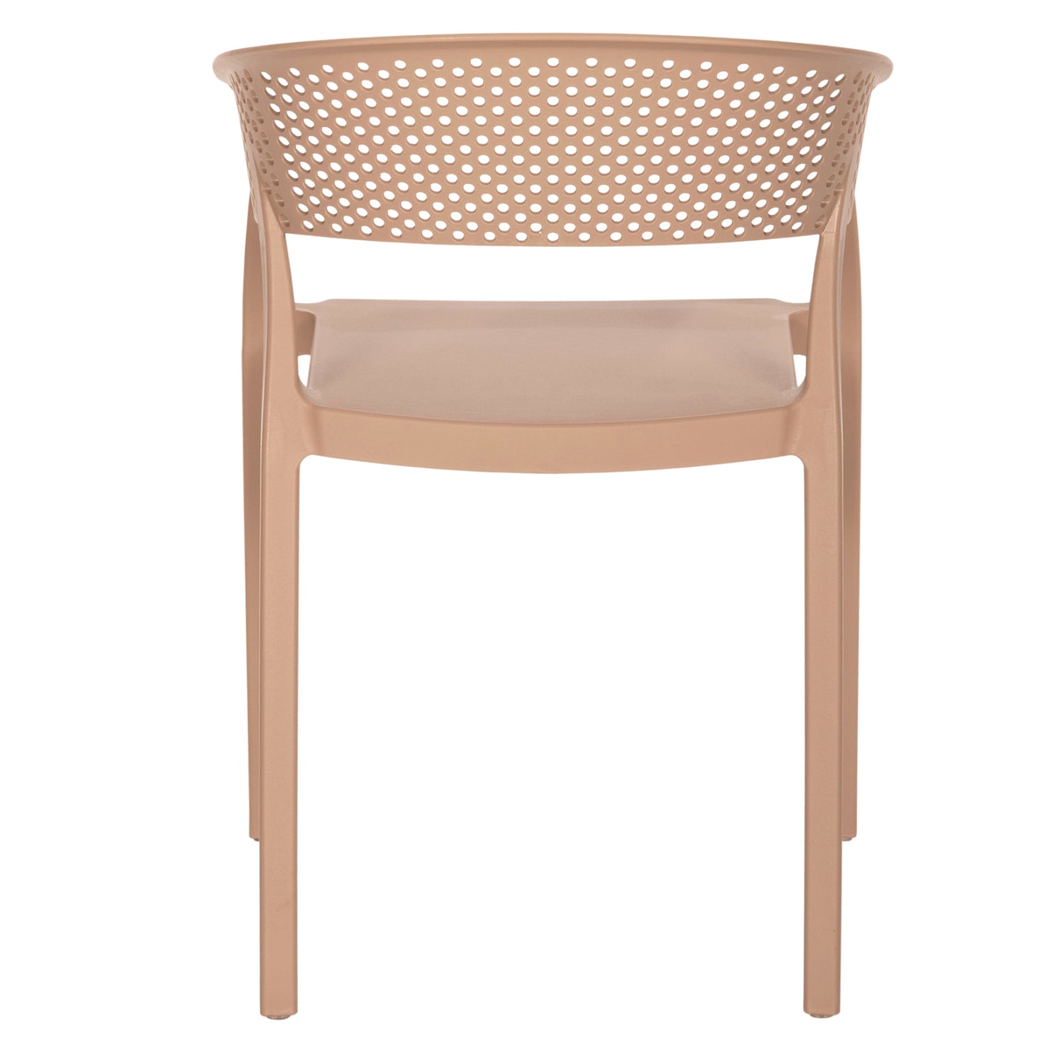ARMCHAIR POLYPROPYLENE PERFOE HM5941.03 IN CAPPUCCINO 56x50x73Hcm.