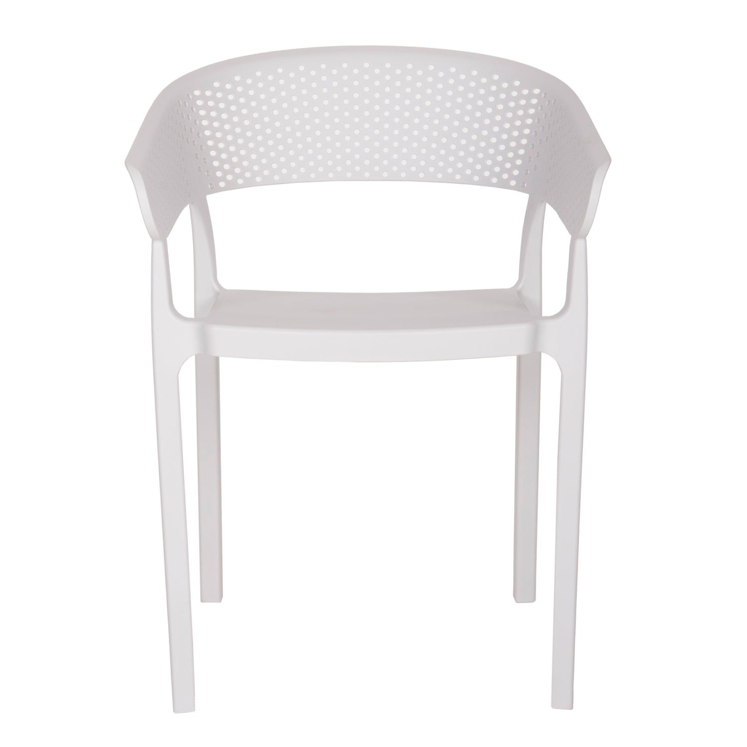 ARMCHAIR POLYPROPYLENE PERFOE HM5941.01 IN WHITE 56x50x73Hcm.