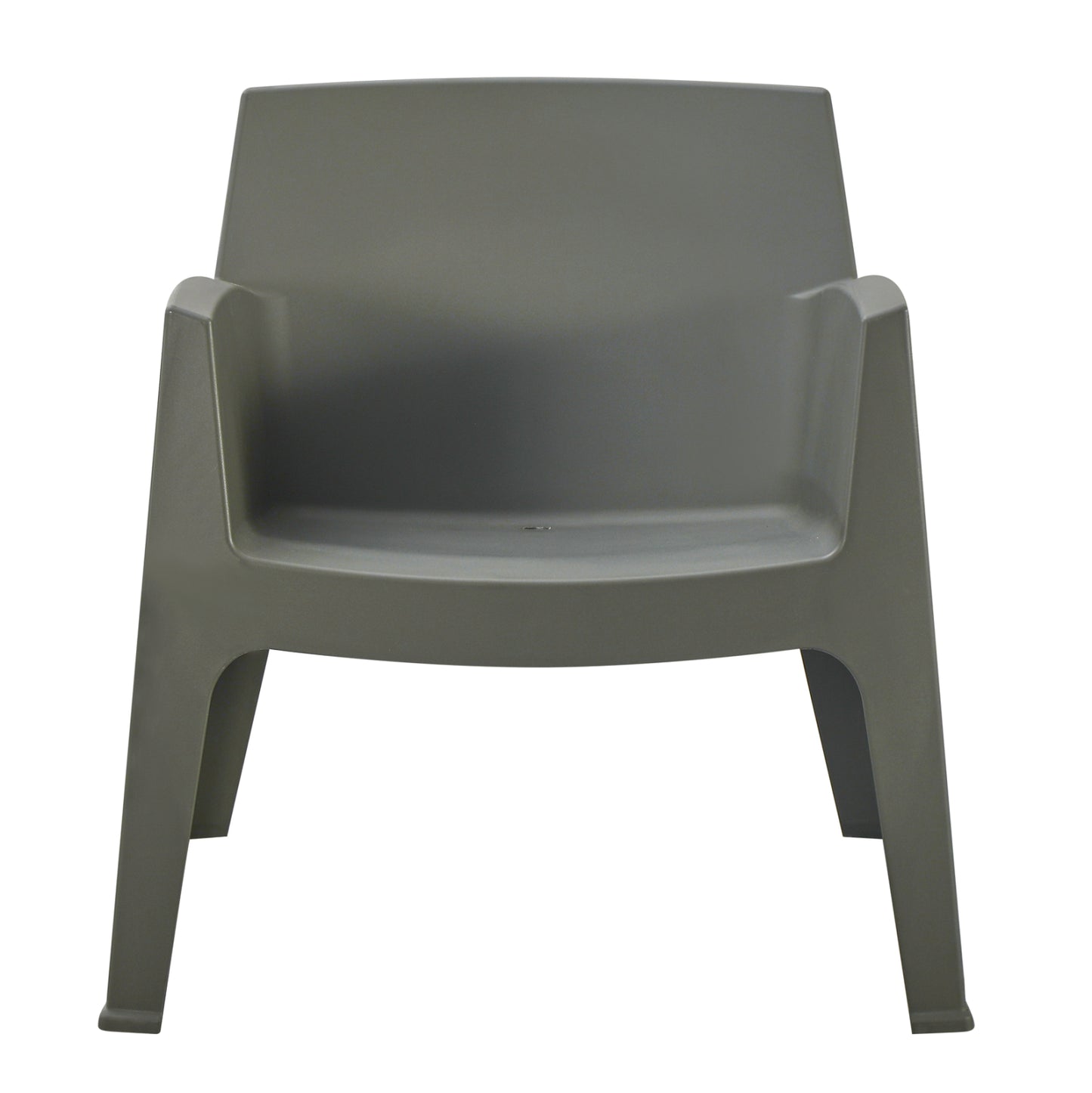 POLYPROPYLENE LOUNGE ARMCHAIR SLEEK HM6365.05 DARK OLIVE GREEN 62x68x73Hcm.