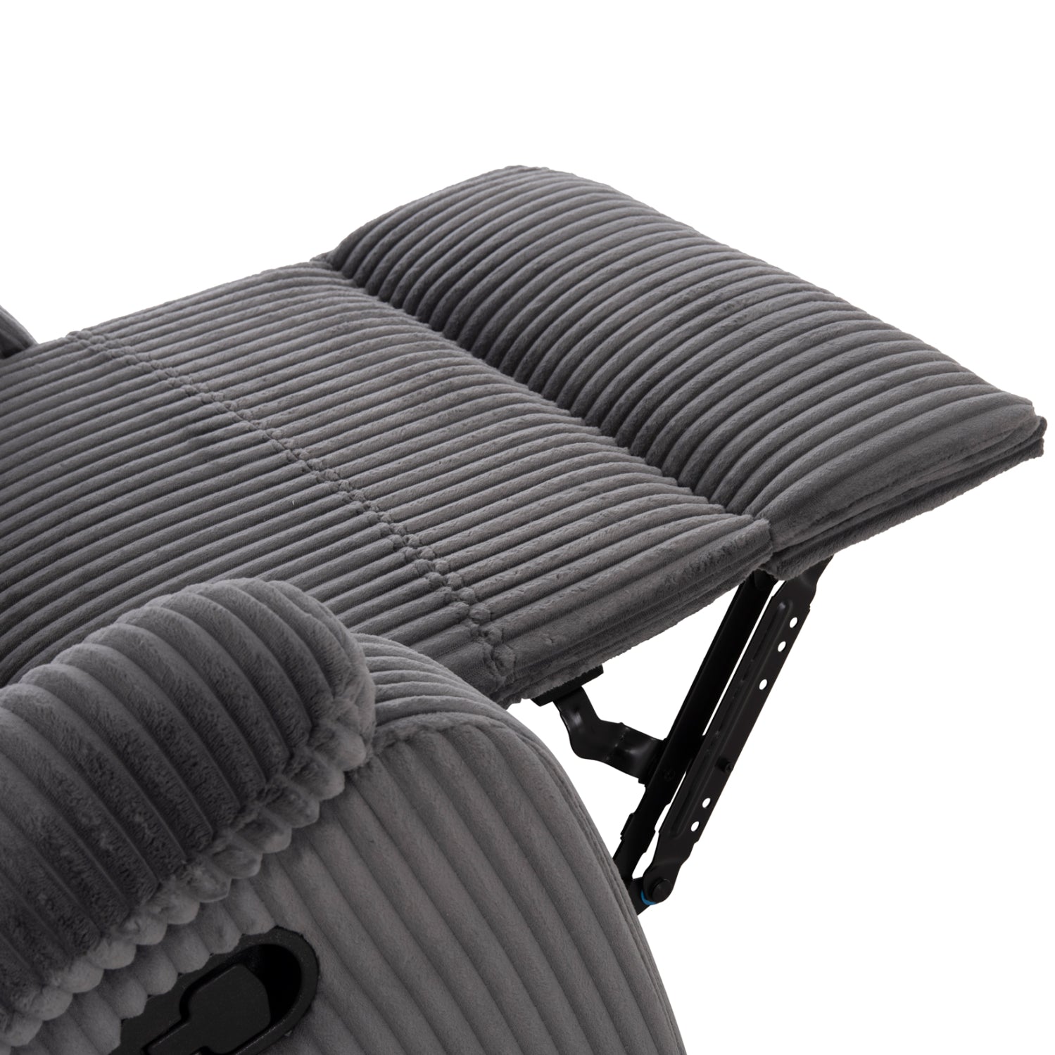 ARMCHAIR RELAX DIONI HM3296.11 GREY CORD FABRIC 85x90x100Hcm.