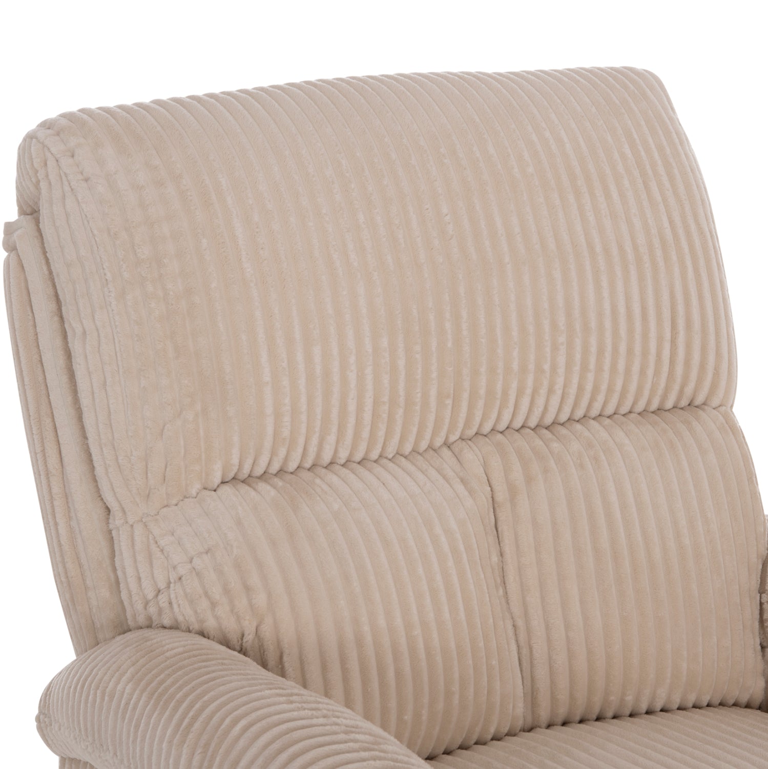 ARMCHAIR RELAX DIONI HM3296.12 BEIGE CORD FABRIC 85x90x100Hcm.