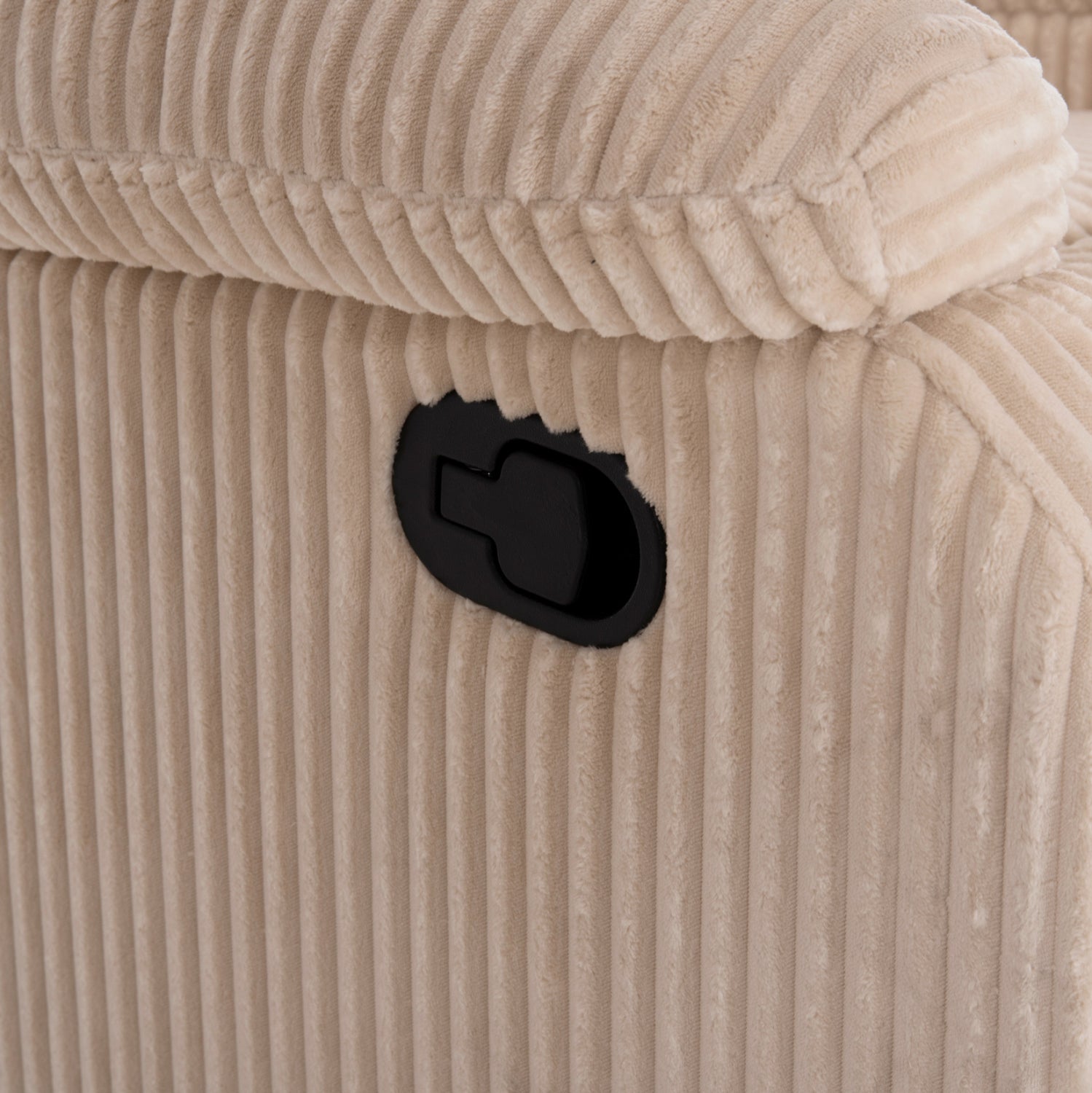 ARMCHAIR RELAX DIONI HM3296.12 BEIGE CORD FABRIC 85x90x100Hcm.