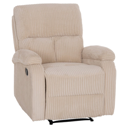ARMCHAIR RELAX DIONI HM3296.12 BEIGE CORD FABRIC 85x90x100Hcm.