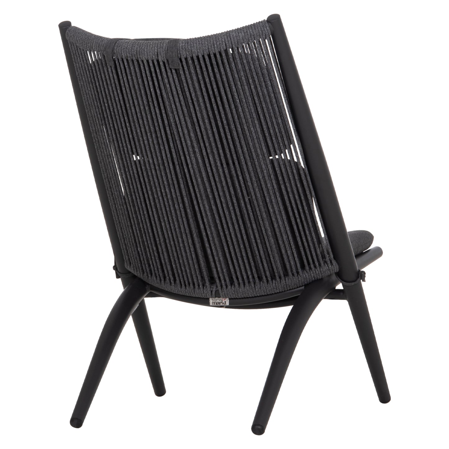 LOUNGER RELAX REMUS HM6642.01 ALUMINUM IN CHARCOAL--OLEFIN ROPE IN CHARCOAL 63x87x94Hcm.